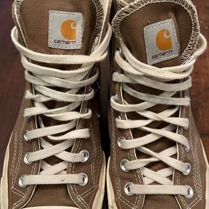 Carhartt Brown High-Top Sneakers